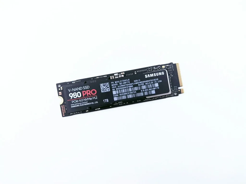 NVMe solid state drive